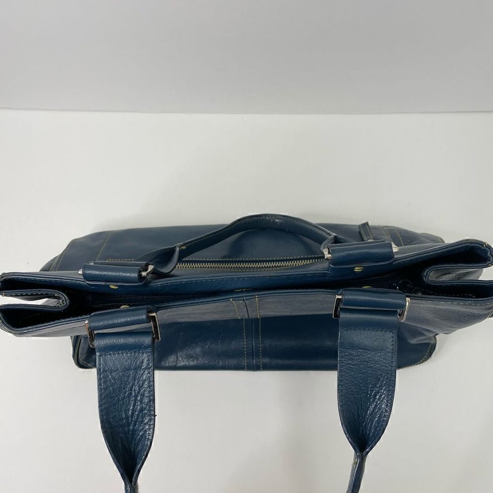 Kenneth Cole| Medium| Handbag | Blue| Several pockets - Picture 7 of 12